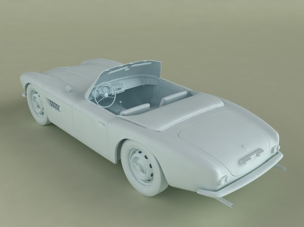 bmw 507 roadster obj - BMW 507 roadster by desmonster